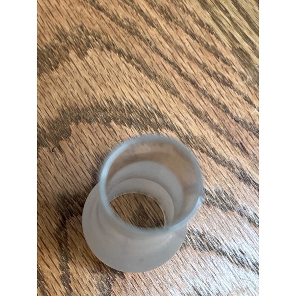 Antique Miniature Clear Bulls-Eye Glass Hurricane Oil Lamp With Frosted Globe, 1 - Picture 9 of 10